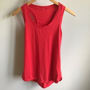 CALIA coral racerback tee